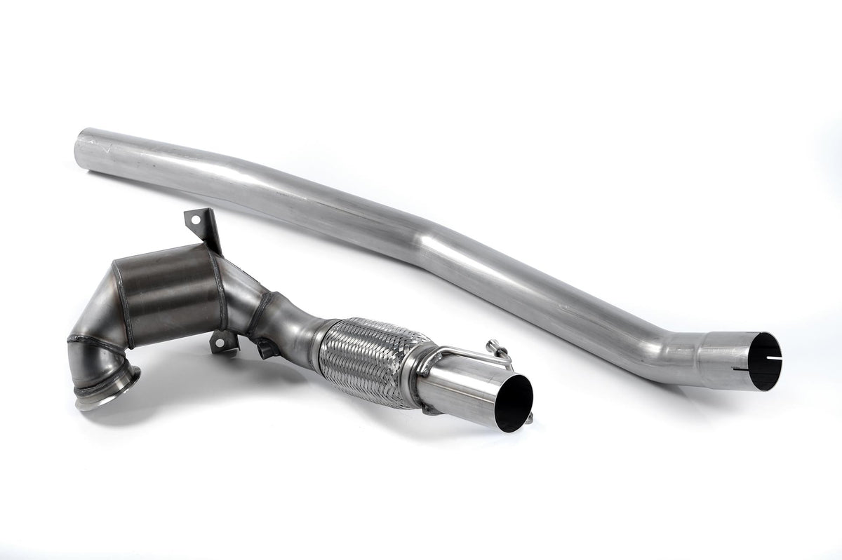 Milltek Large Bore Downpipe Hi-Flow Cat | VAG MQB 2.0T