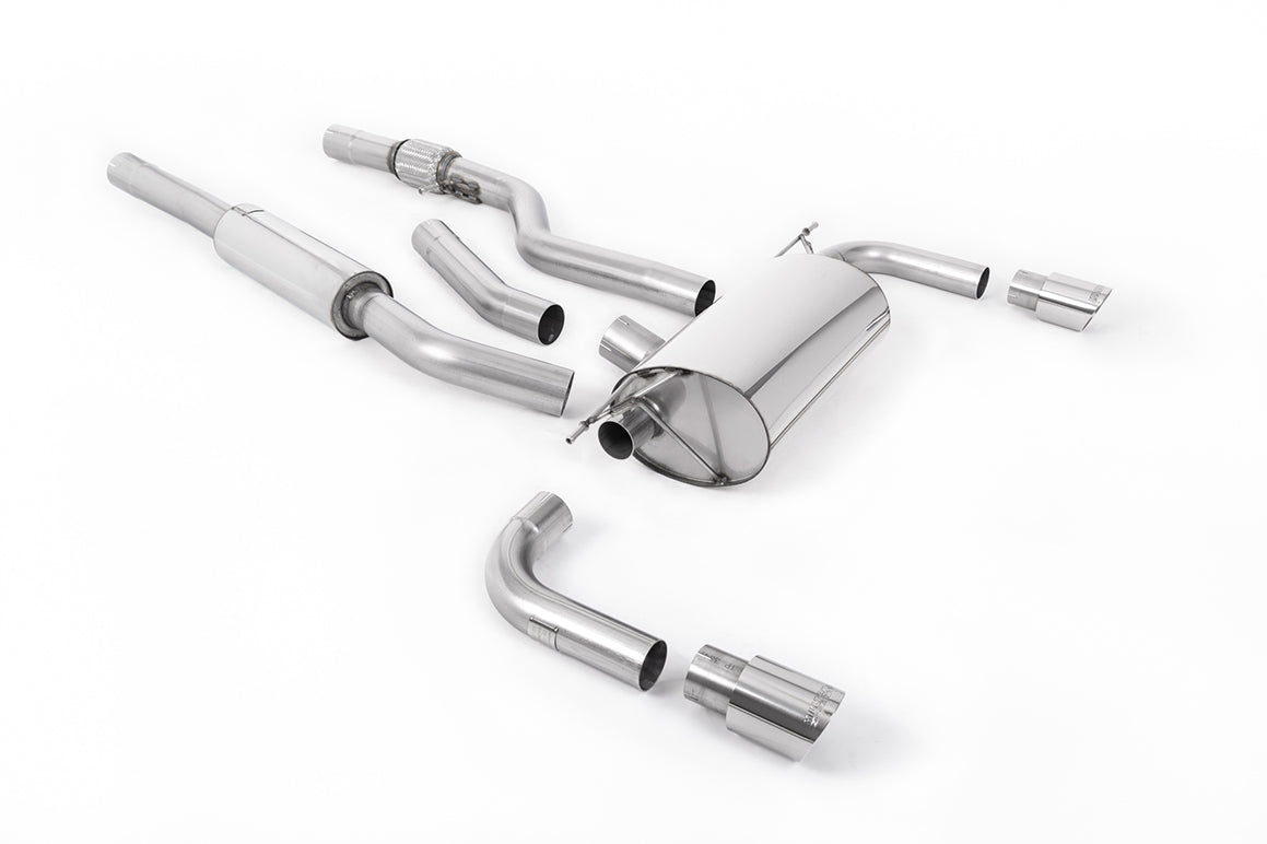 Milltek Resonated Cat-Back Exhaust | BMW 4 Series F32 - Polished Tips