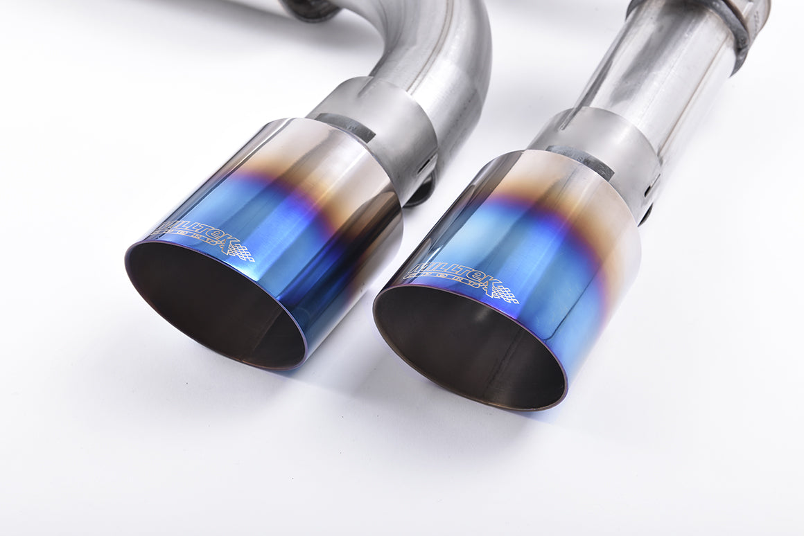 Milltek Valved Cat-Back Exhaust | BMW F87 M2 - Burnt Titanium Tips