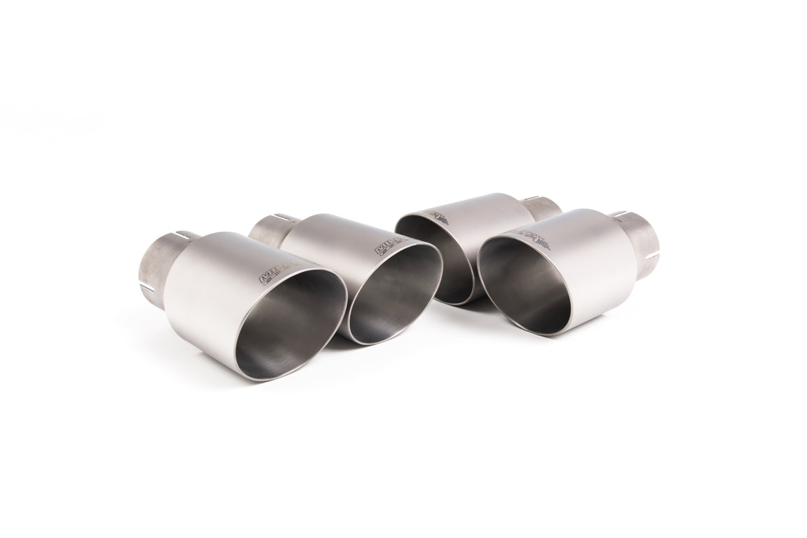 Milltek Race GPF Back Exhaust | BMW F87 M2 Comp - Brushed Titanium Tips