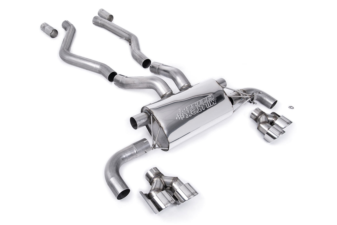 Milltek OPF Back Exhaust | BMW G20 M340i & G22 M440i - Polished Tips