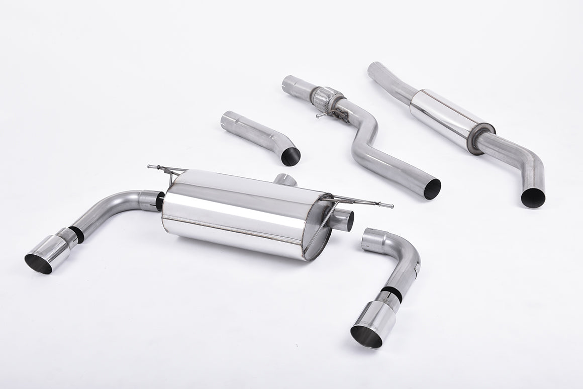 Milltek Resonated Cat-Back Exhaust | BMW F30 328i M Sport - Twin Polished Tips