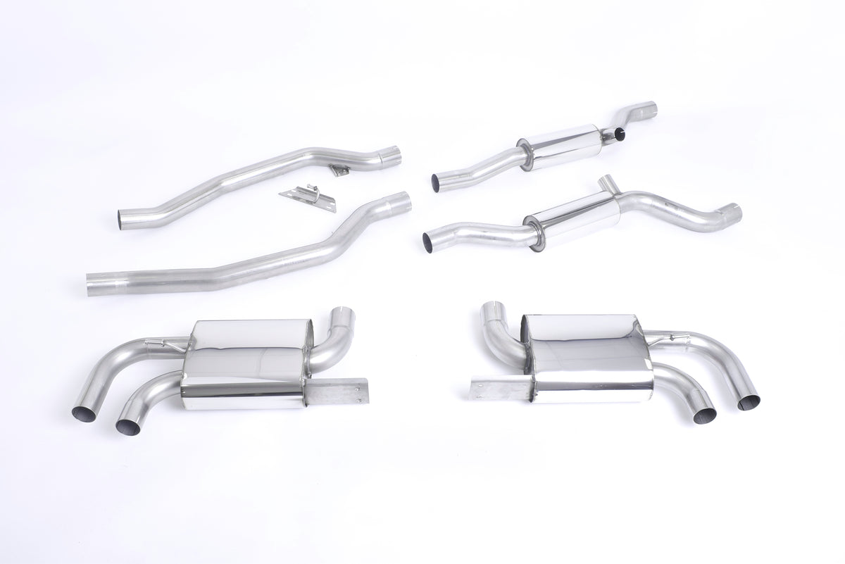 Milltek Resonated Cat-Back Exhaust | Porsche Cayenne 958 Turbo 4.8 V8 (Pre-Facelift)