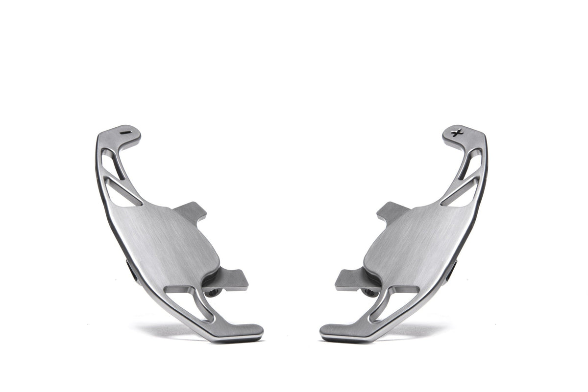 RacingLine Billet DSG Paddles Titanium finish / Audi 8V A3 & S3 (non-Audi Sport steering wheel) / Leon III 5F