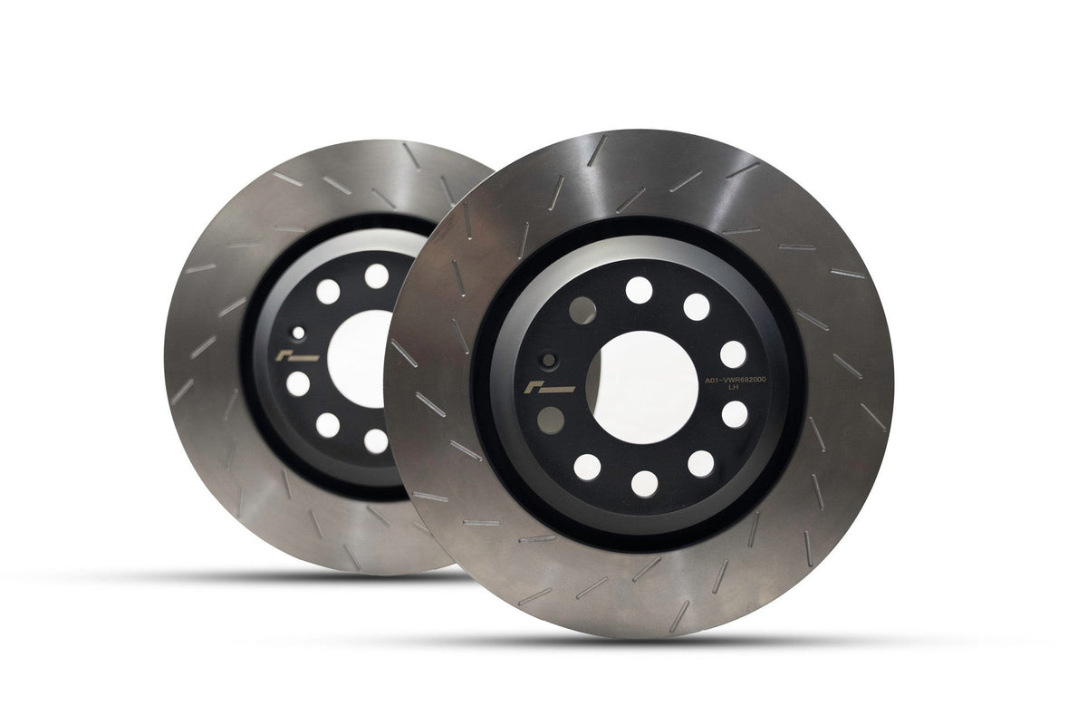 RacingLine Stage 2 Performance Rear Rotors 310mm / MQB / MQBE / Axle Set