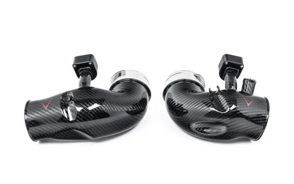 Eventuri G90 / G99 M5 (S68) Carbon Turbo Inlet Set - Gloss Carbon