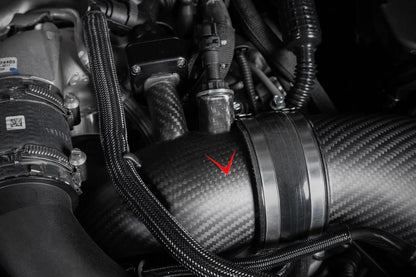 Eventuri G90 / G99 M5 (S68) Carbon Turbo Inlet Set - Gloss Carbon