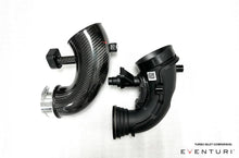 Eventuri G90 / G99 M5 (S68) Carbon Turbo Inlet Set - Gloss Carbon