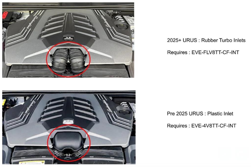 Eventuri RSQ8 / Cayenne Turbo / Urus -  Carbon Intake System