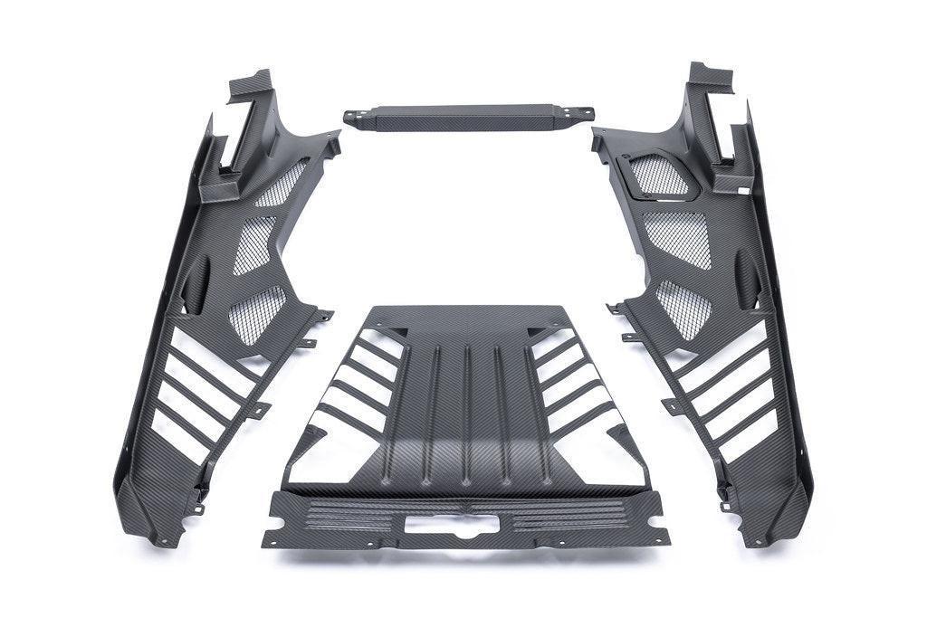 Eventuri Lamborghini Huracan Black Carbon Engine Cover Set