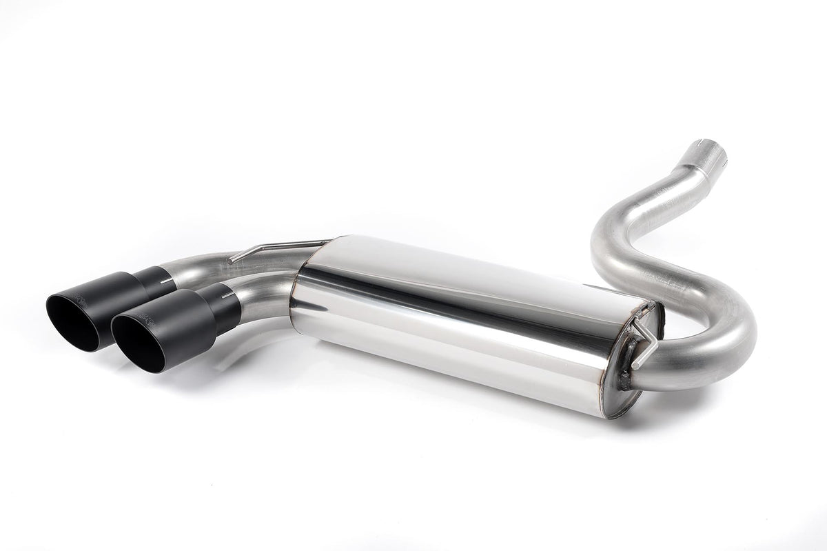 Milltek Resonated Downpipe-Back Exhaust | Audi UR Quattro 10V - Cerakote Black Tips