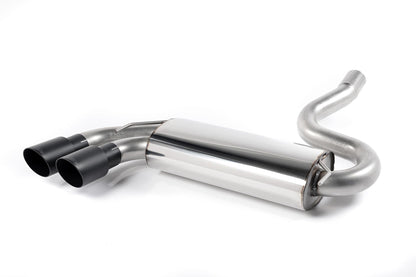 Milltek Resonated Downpipe-Back Exhaust | Audi UR Quattro 10V - Cerakote Black Tips