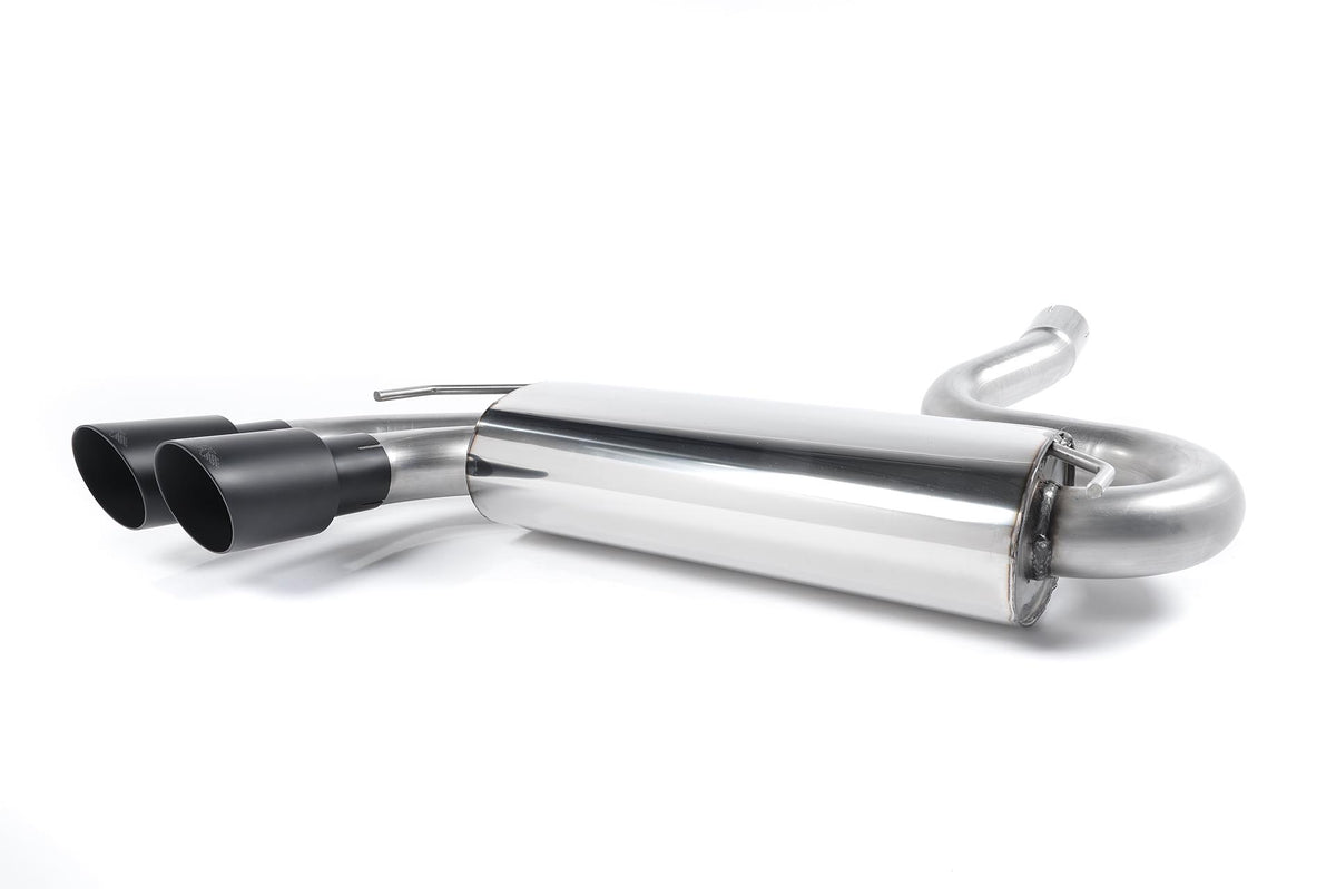 Milltek Resonated Downpipe-Back Exhaust | Audi UR Quattro 10V - Cerakote Black Tips
