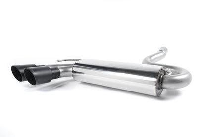 Milltek Resonated Downpipe-Back Exhaust | Audi UR Quattro 10V - Cerakote Black Tips