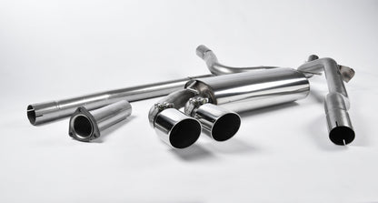 Milltek Non-Resonated Downpipe-Back Exhaust | Audi UR Quattro 10V - Polished Tips