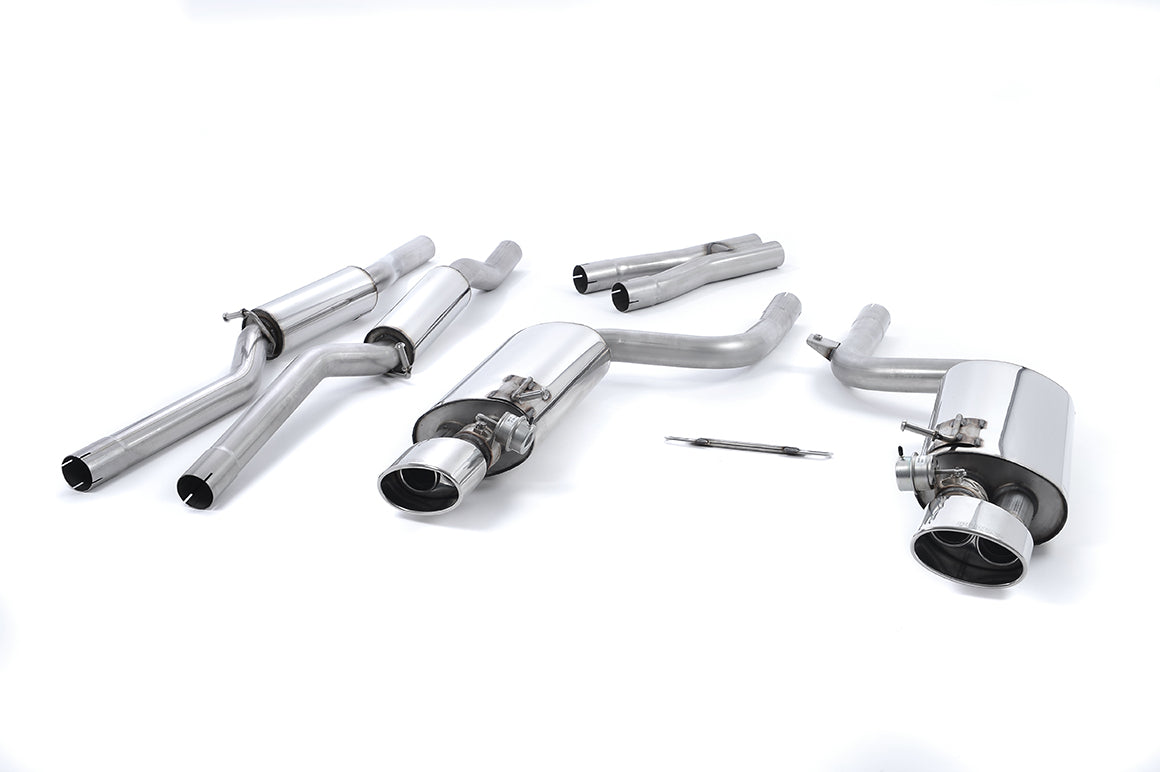 Milltek Valved Cat-Back Exhaust | Audi B7 RS4 - Polished Tips