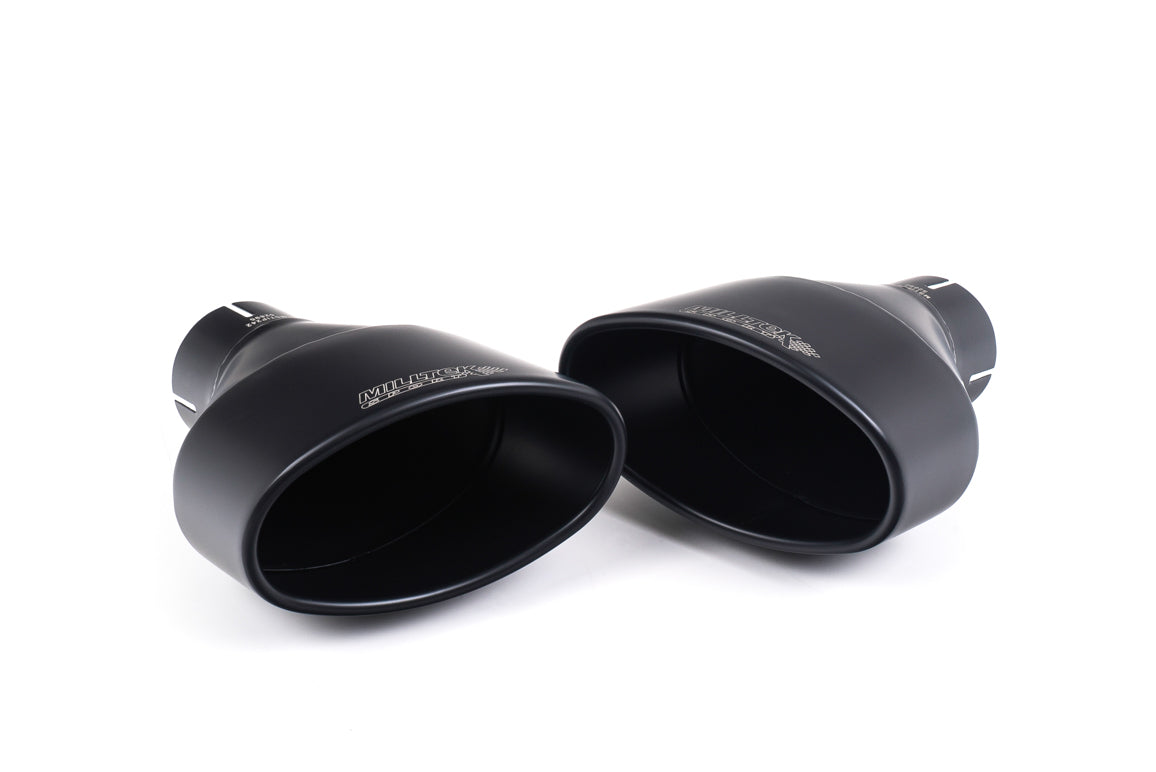 Milltek Valved Non-Resonated Cat-Back Exhaust | Audi RS5 B9.5 - Cerakote Black Tips