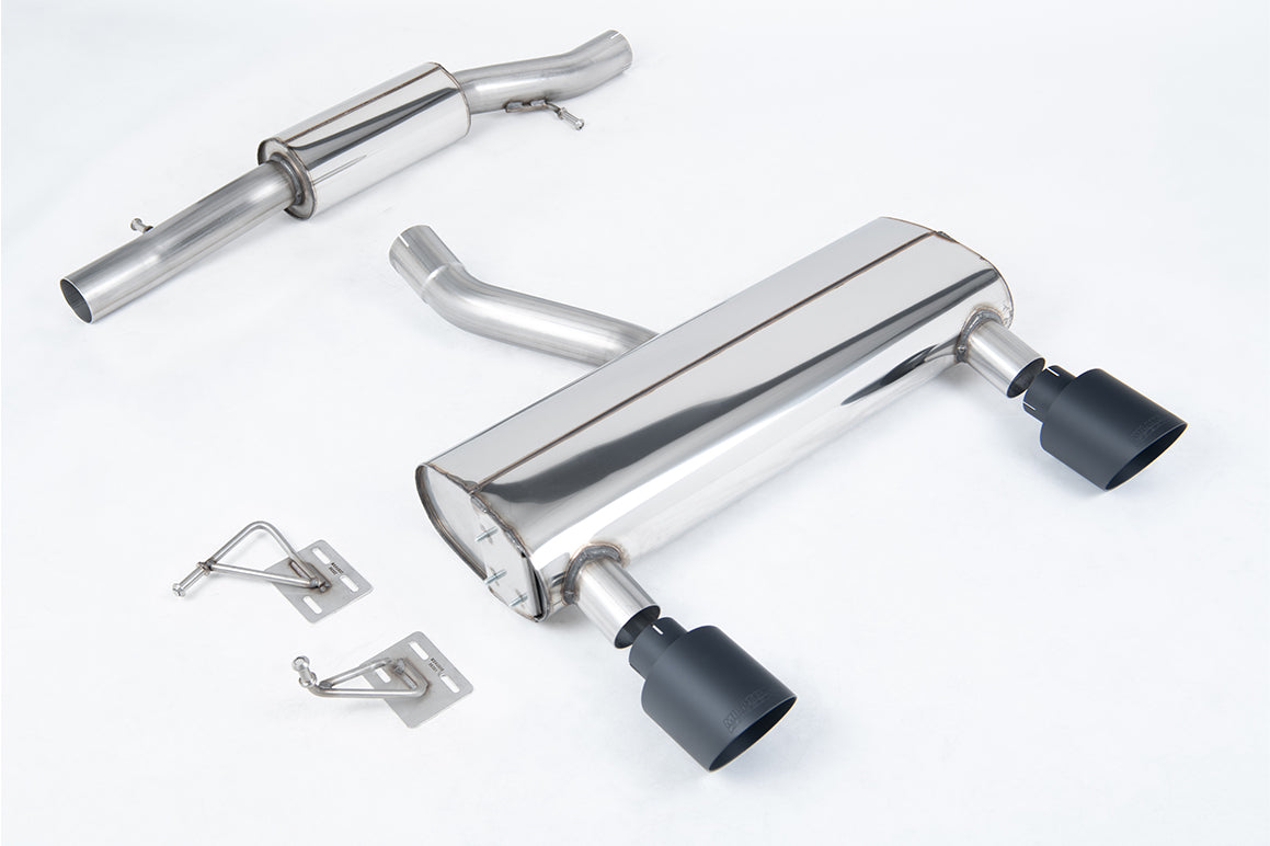 Milltek Resonated Cat-Back Exhaust | Audi TT MK1 - Cerakote Black Tips