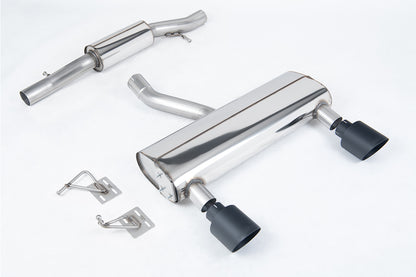 Milltek Resonated Cat-Back Exhaust | Audi TT MK1 - Cerakote Black Tips
