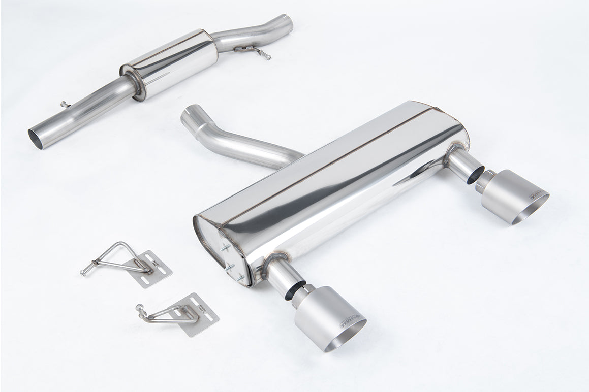 Milltek Resonated Cat-Back Exhaust | Audi TT MK1 V6 - Brushed Titanium Tips