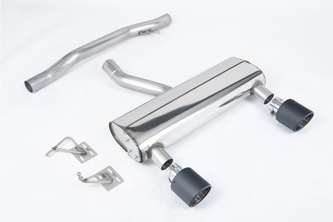 Milltek Non-Resonated Cat-Back Exhaust | Audi TT MK1 - Carbon Fibre Tips
