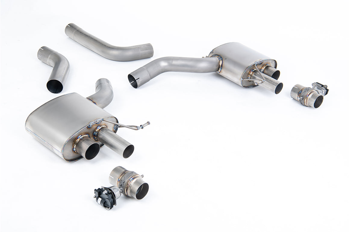 Milltek 80mm Upgrade Kit to Signature Series Titanium Axle Back System from any existing Milltek Sport Stainless Options (RS6 + RS7 C8)