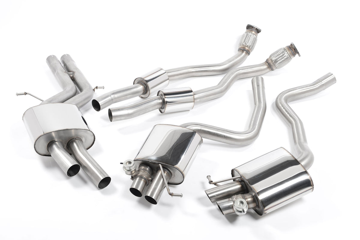Milltek Resonated Cat-Back Exhaust | Audi B8 RS5 - OE Tips