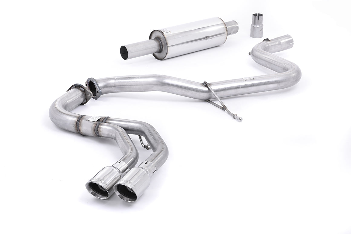 Milltek Resonated Cat-Back Exhaust | Audi A3 MQB 2.0 TDI - Polished Tips