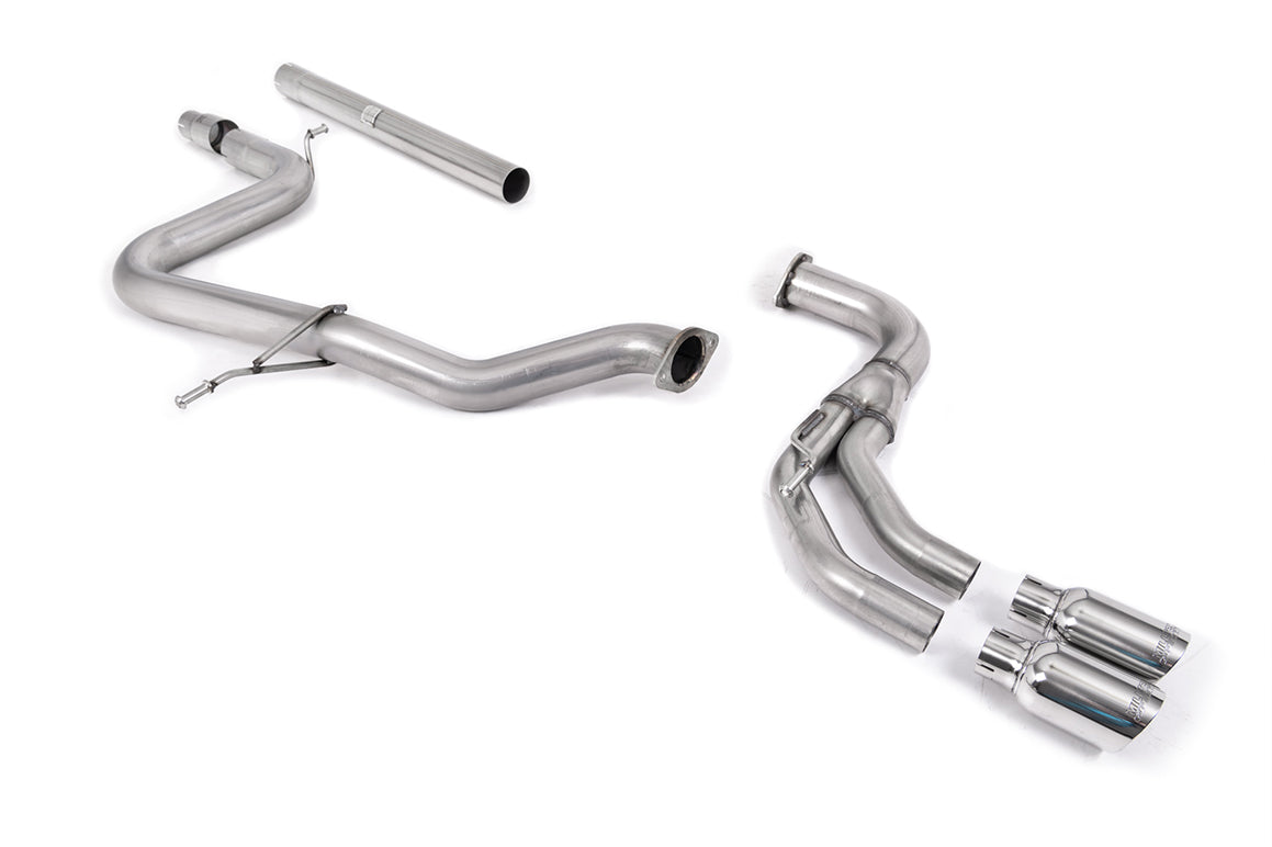 Milltek Non-Resonated Cat-Back Exhaust | Audi A3 MQB 2.0 TDI - Polished Tips