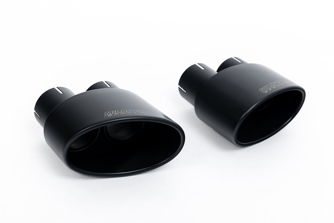 Milltek Valved Cat-Back Exhaust | Audi B8 S4 S5 3.0 - Black Oval Tips