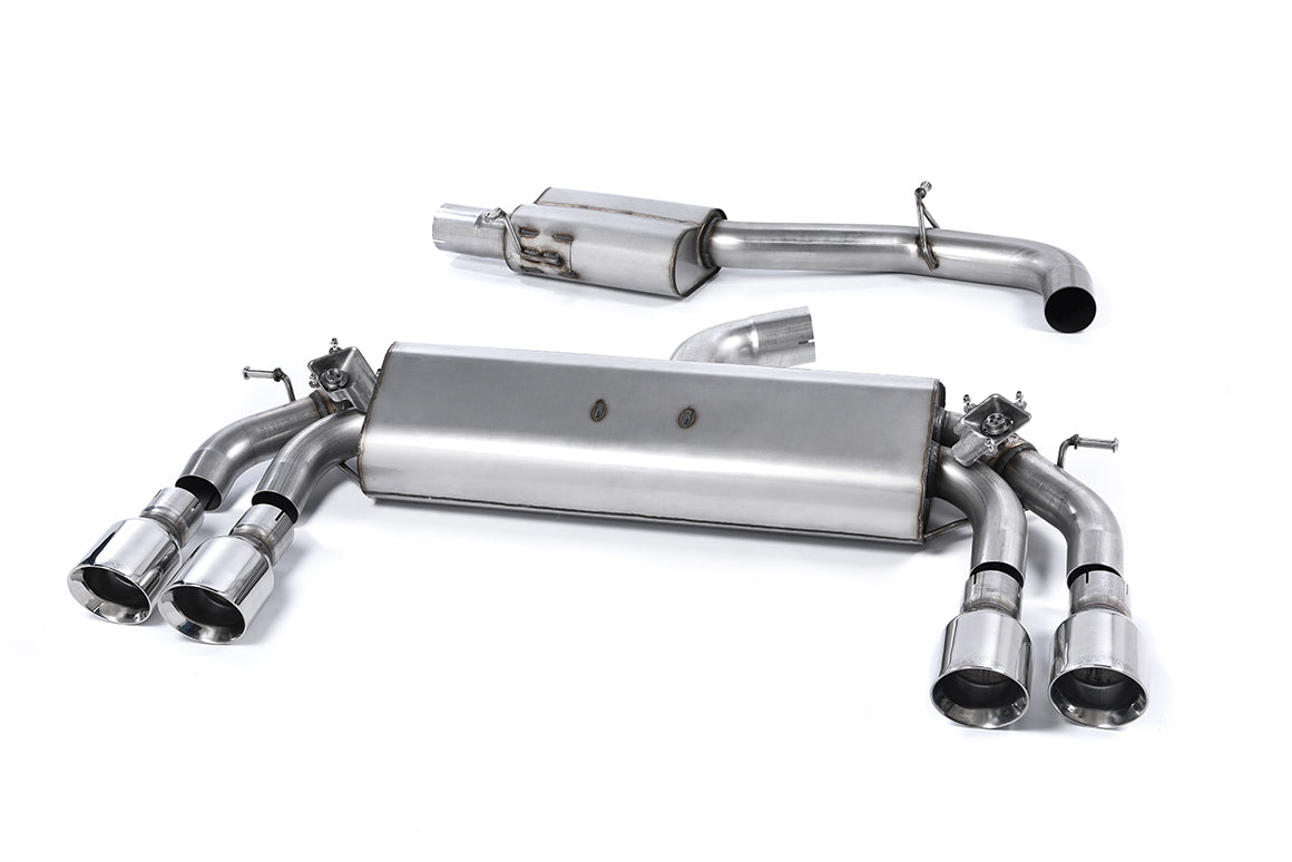 Milltek Resonated Cat-Back Exhaust | Audi S3 8V Sportback - Polished Tips