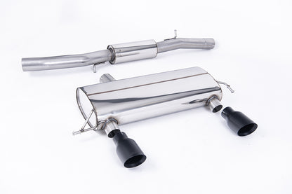Milltek Resonated Race Cat-Back Exhaust | Audi TT MK1 225 Quattro - Cerakote Black Tips