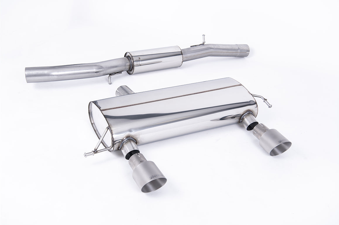 Milltek Resonated Race Cat-Back Exhaust | Audi TT MK1 225 Quattro - Brushed Titanium Tips