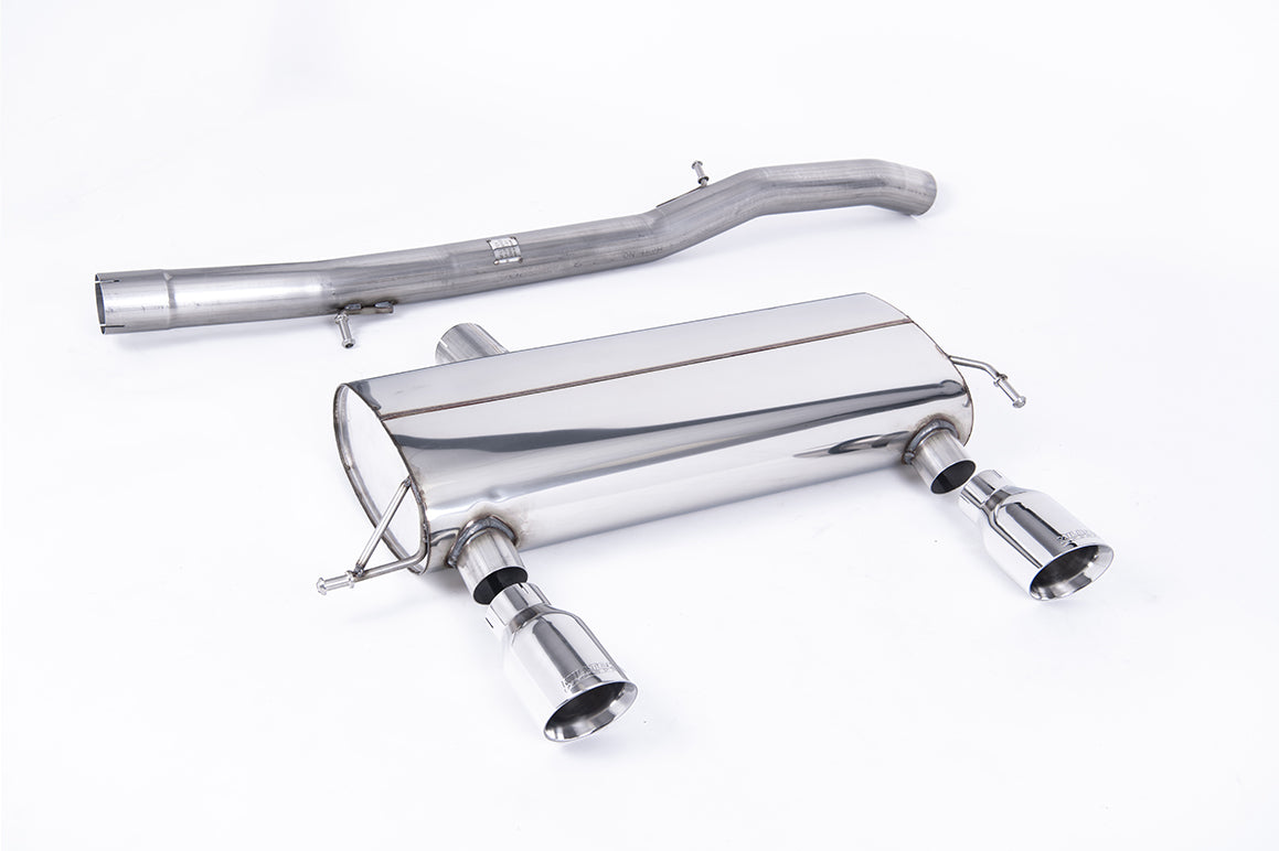 Milltek Non-Resonated Race Cat-Back Exhaust | Audi TT MK1 225 - Polished Tips