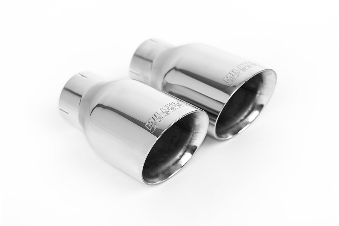 Milltek Non-Resonated Race Cat-Back Exhaust | Audi TT MK1 225 - Polished Tips