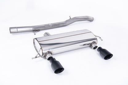 Milltek Non-Resonated Race Cat-Back Exhaust | Audi TT MK1 225 - Cerakote Black Tips