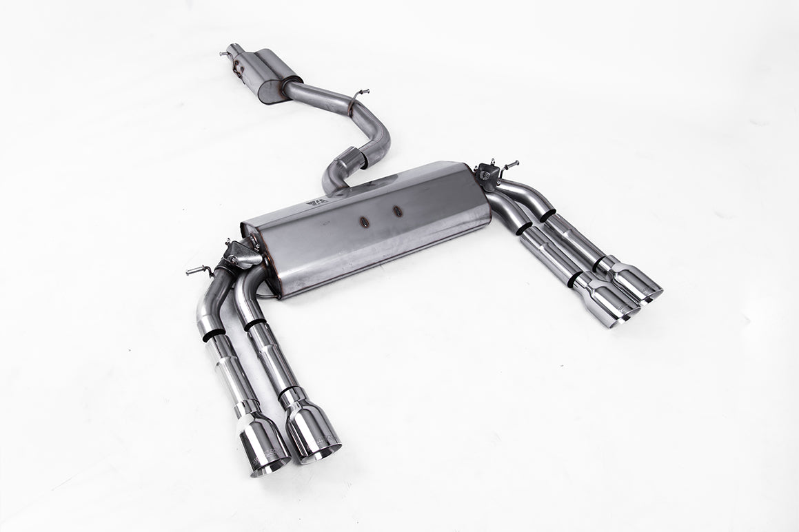 Milltek Resonated Cat-Back Exhaust | Audi 8V S3 2.0 TFSI - Polished Tips