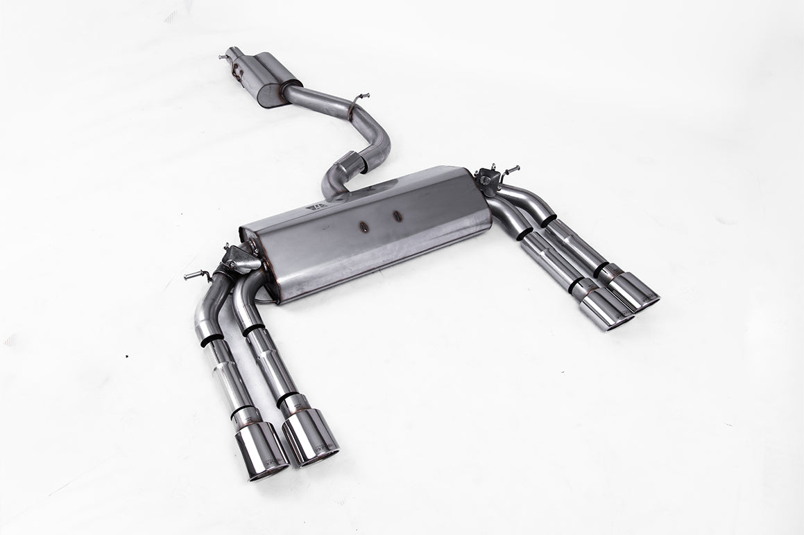 Milltek Resonated Cat-Back Exhaust | Audi 8V S3 - Polished Tips