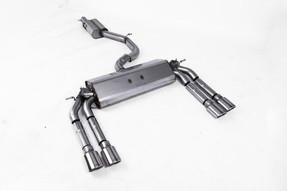 Milltek Resonated Cat-Back Exhaust | Audi 8V S3 - Polished Tips