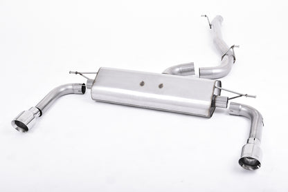 Milltek Non-Resonated Cat-Back Exhaust | Audi A3 8V 2.0 TFSI - Polished Tips