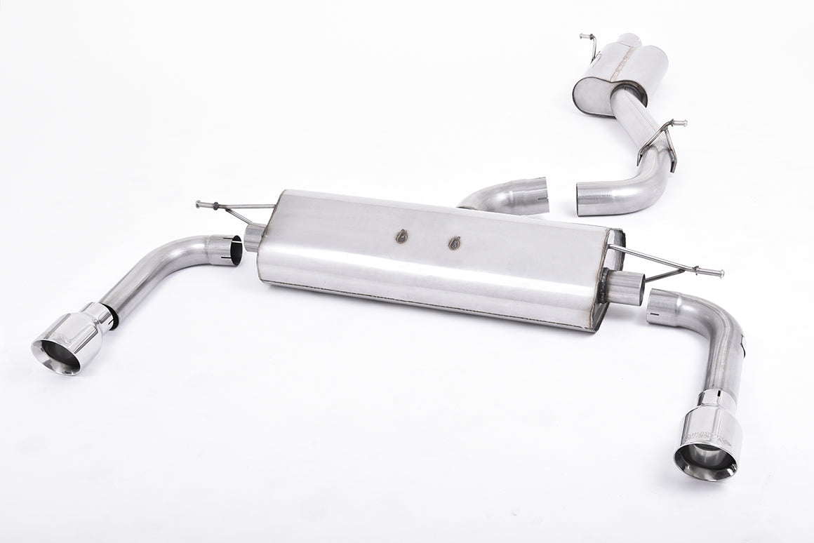 Milltek Resonated Cat-Back Exhaust | Audi A3 8V 2.0 TFSI - Polished Tips