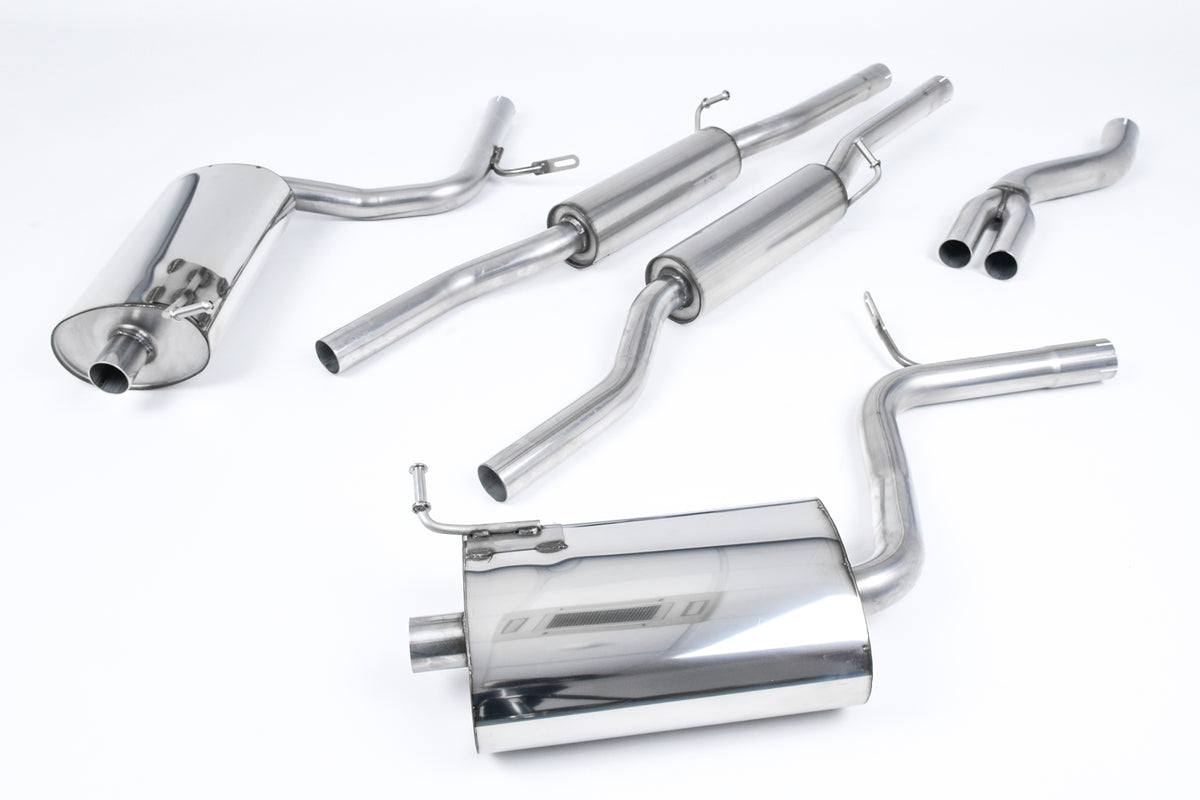 Milltek Resonated Cat-Back Exhaust | Audi B7 A4 2.0 TFSI Quattro - GT100 Tips