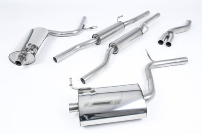 Milltek Resonated Cat-Back Exhaust | Audi B7 A4 2.0 TFSI Quattro - GT100 Tips