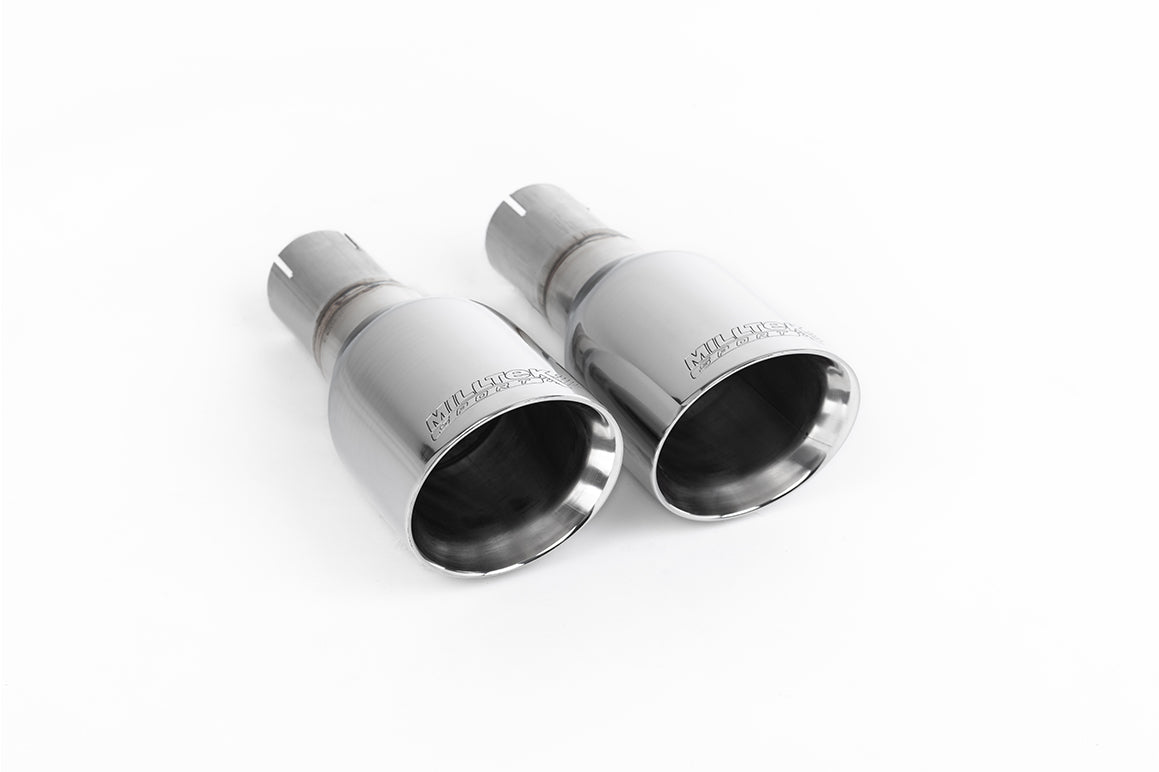 Milltek Resonated Cat-Back Exhaust | Audi B7 A4 2.0 TFSI Quattro - GT100 Tips