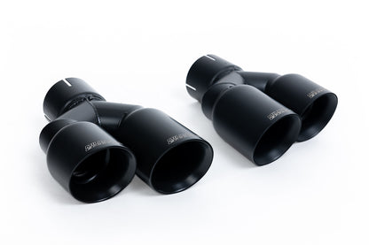 Milltek Resonated Cat-Back Exhaust | Audi B8 S5 3.0 TFSI - Cerakote Black Tips