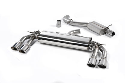 Milltek Resonated Cat-Back Exhaust | Audi MK3 TTS - Polished Tips