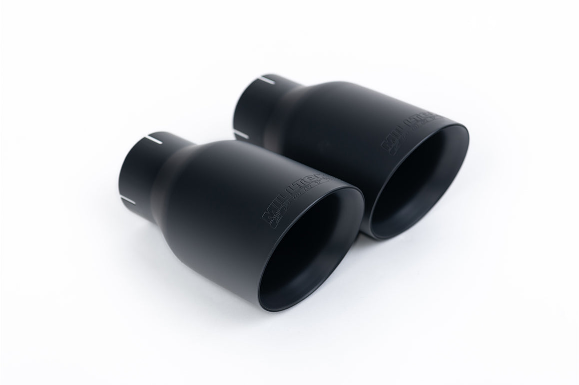 Milltek Road+ Cat-Back Exhaust | Audi B9 A4 2.0 TFSI Quattro - Cerakote Black Tips