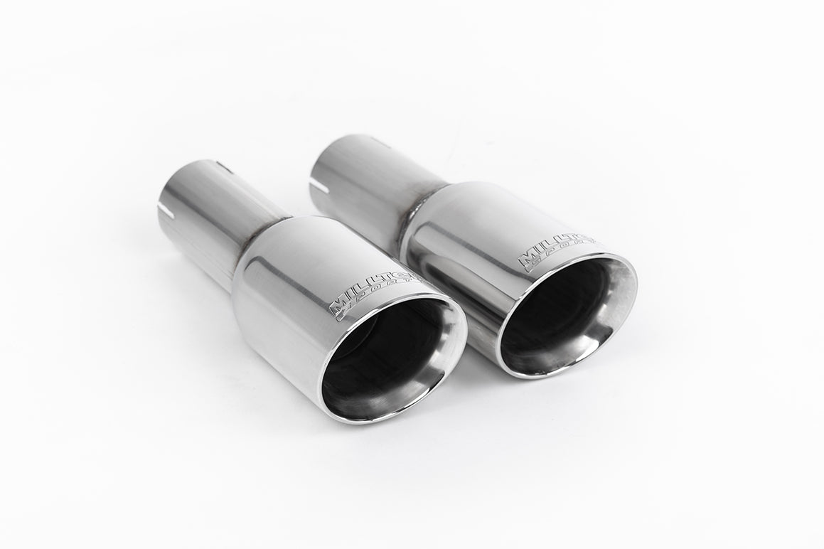 Milltek Non-Resonated Cat-Back Exhaust | Audi A3 8P 2.0T FSI - GT-80 Polished Tips