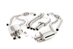 Milltek Resonated Cat-Back Exhaust | Audi B9 S5 Coupe - Carbon Fibre Tips