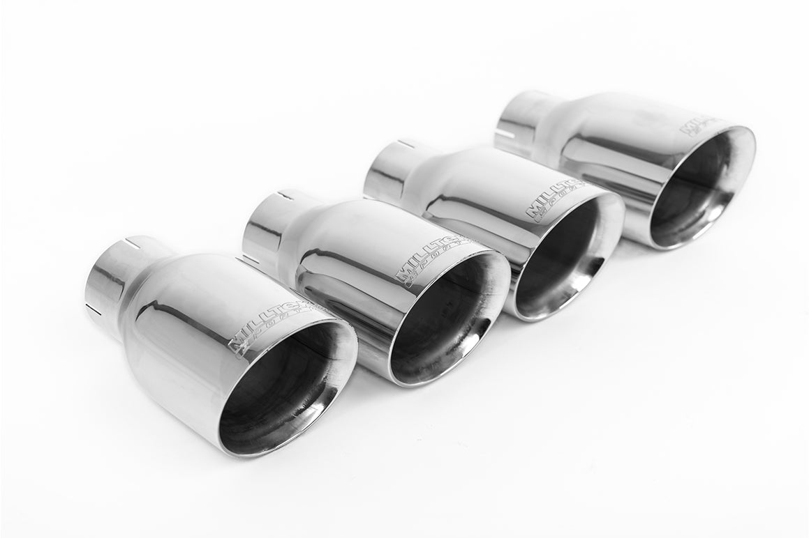 Milltek Non-Resonated Cat-Back Exhaust | Audi B9 S5 Coupe - Polished Tips